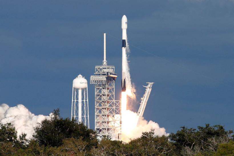 A SpaceX Falcon 9 rocket launches carrying a Qatari communications satellite, which will provide connectivity to Qatar and neighbouring parts of the Middle East, North Africa, and Europe, from historic Launch Pad 39A at the Kennedy Space Center in Cape Canaveral, Florida, U. 