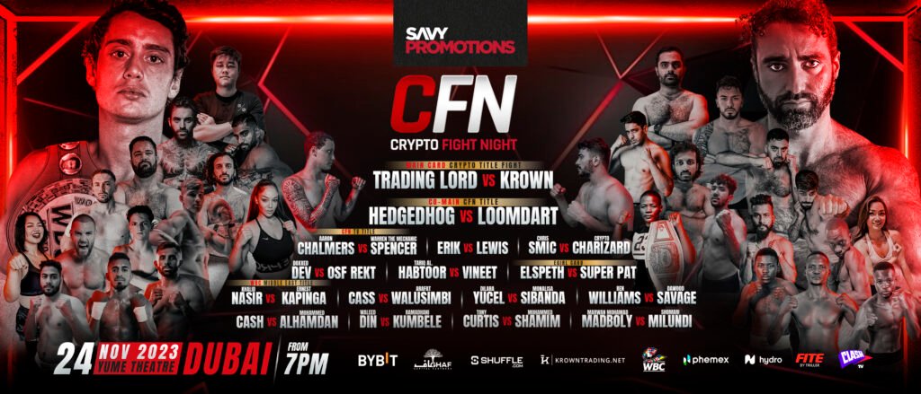 “Crypto Fight Night Set to Host Electrifying Boxing Showdown in Dubai this November”